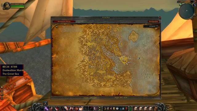 How to get from Dustwallow Marsh to Wetlands WoW Classic Alliance смотреть онлайн