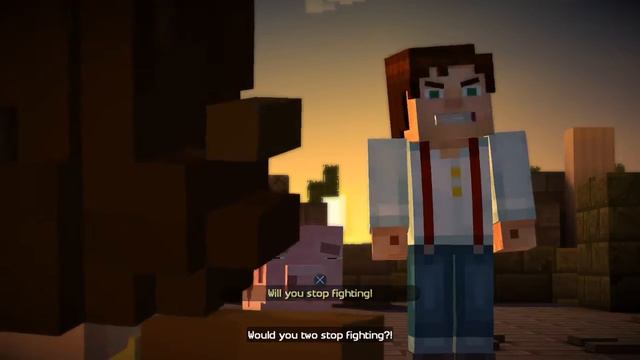Minecraft story mode why you dont touch petra 18 + only смотреть онлайн