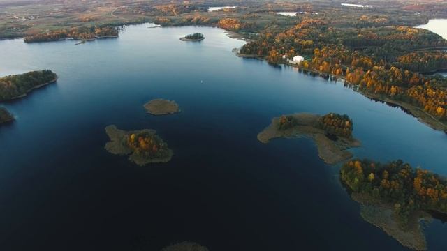 Trakai Island Castle, Drone Footage смотреть онлайн