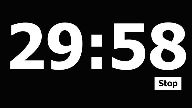 60 Minute Countdown Timer смотреть онлайн