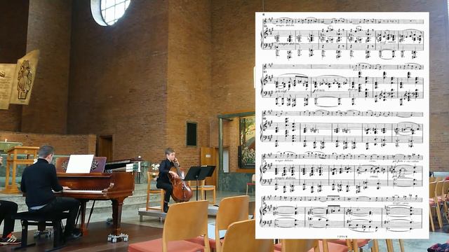 C. Franck - VIOLIN/CELLO SONATA in A Major, Mvt. 1 (Titus Paulsons Johansson & Carl Christiansson) смотреть онлайн