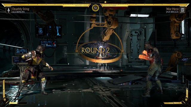 MORTAL KOMBAT 11 - SCORPION vs JAX BRIGGS - Hard - 2k resolution 60fps смотреть онлайн
