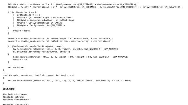Code Review: Simple wrapper class for Win32 console смотреть онлайн
