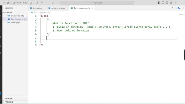 PHP Array Indexed array Associative array and multidimensional array смотреть онлайн