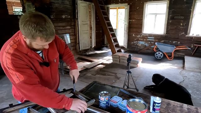 Бабайка унес инструмент. Пытаюсь ремонтировать деревянные окна. Жизнь на хуторе. #хочувдеревню смотреть онлайн
