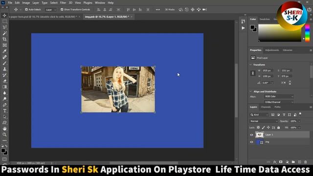 Sketch Paper Effect PSD File |Sheri Sk| |Photoshop Tutorial| смотреть онлайн