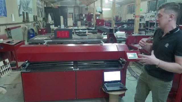 Лазерный станок 1500х1500мм. Запуск, резка. Управление RUIDA смотреть онлайн