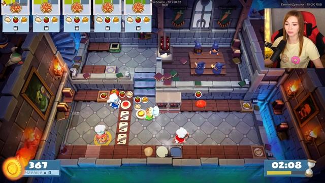 ПРОФЕССИОНАЛЬНО ЖАРИМ БУЛКИ С ДЕВЧОНКАМИ ▶ OVERCOOKED 2 | МЕСТО ЖЕНЩИНЫ НА КУХНЕ! смотреть онлайн