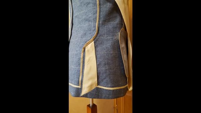 Сшить мужской пиджак из льна на полуподкладке смотреть онлайн