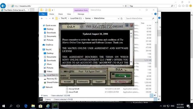 Installing The Matrix Online Emulator from MxOemu.info смотреть онлайн
