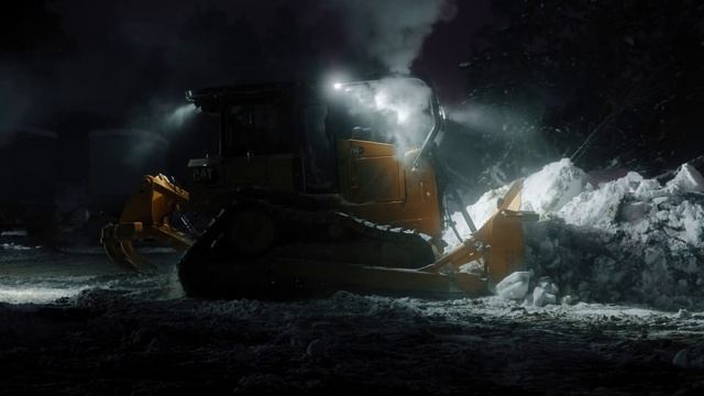 Бульдозер Cat® D6 GC в условиях Крайнего Севера смотреть онлайн