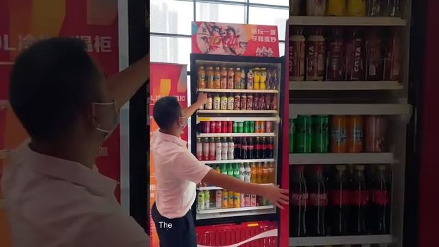 How beverage fridge use OFL gravity roller shelf смотреть онлайн