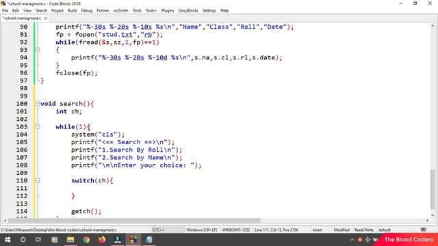 School Management System Project in C Hindi | with Full Explanation | File handling in C Language смотреть онлайн