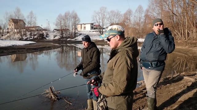 Рыбалка и Клубный Выезд одновременно. Весна пришла на реку Угрюмка. смотреть онлайн