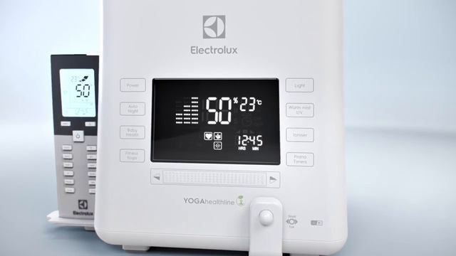 Видеообзор увлажнителя воздух Electrolux EHU-3815D 3820D YOGAhealthline смотреть онлайн