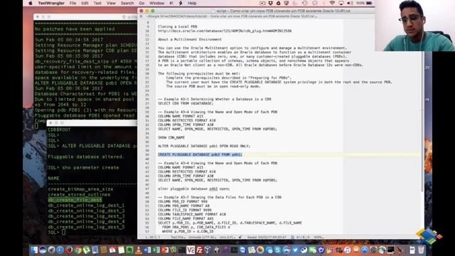 Como criar um novo PDB clonando um PDB existente - Oracle 12cR1 смотреть онлайн