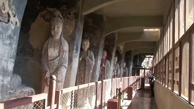 Буддистский скальный монастырь Майцзишань (Maijishan Shiku ) смотреть онлайн