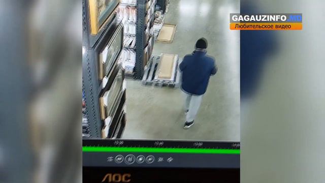 Момент кражи в супермаркете Комрата попал на видео смотреть онлайн