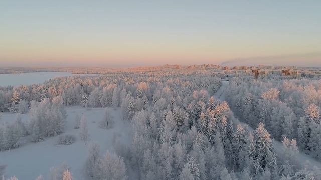 Зима в Костомукше 2015