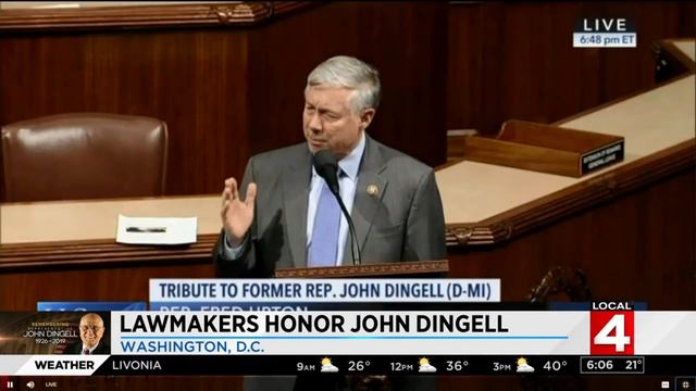 Lawmakers honor John Dingell in Washington смотреть онлайн