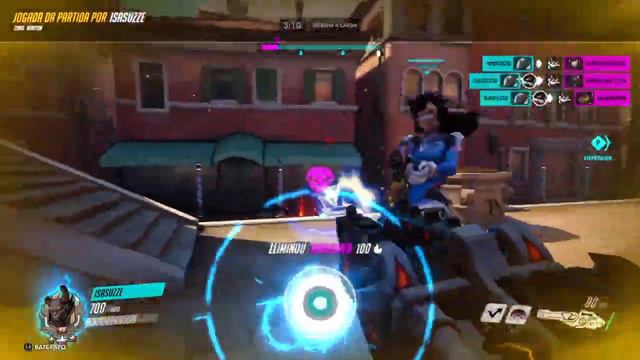 JOGADA DA PARTIDA WINSTON | CAOS TOTAL - OVERWATCH | PS4