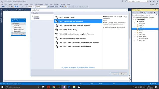 Stored Procedure in Entity Framework Code first and asp net mvc-Part 1 смотреть онлайн