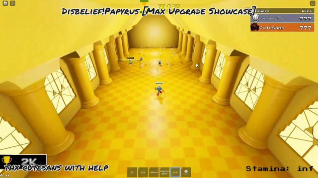 Roblox Undertale:Last Corridor [Disbelief Papyrus Max Upgrade Showcase]