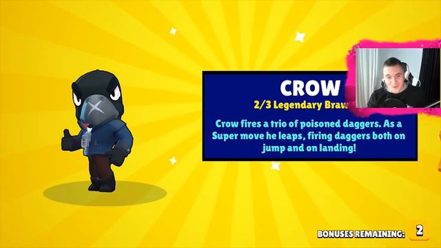 ШОК! ВЫБИЛ ЛЕГУ ИЗ 6 СУНДУКОВ ПРЯМО НА СТРИМЕ! | BRAWL STARS смотреть онлайн