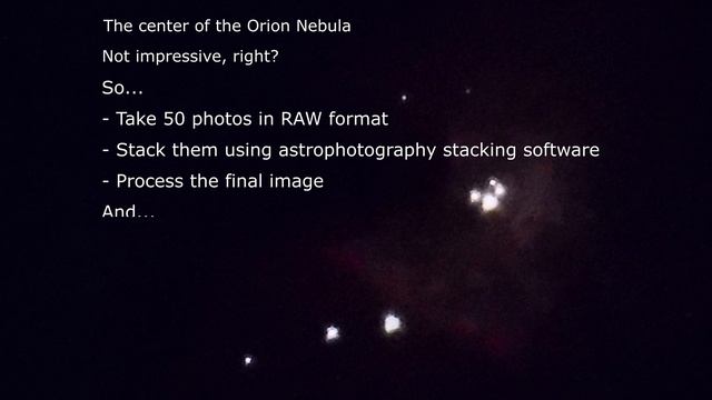 Nikon P1000 Astrophotography - zooming the Orion Nebula (M42) No telescope - just a camera! смотреть онлайн