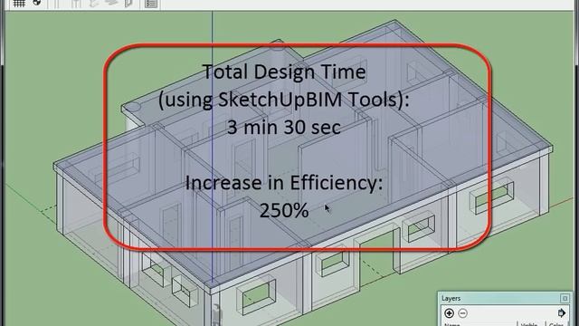 3 Bedroom residential building using SketchUp and SketchUpBIM Tools смотреть онлайн