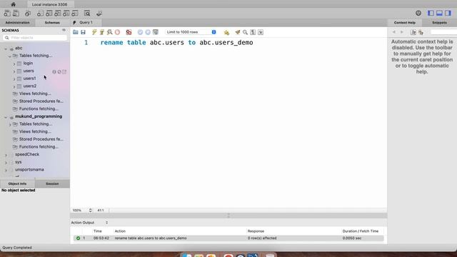 How to rename table in mysql workbench смотреть онлайн