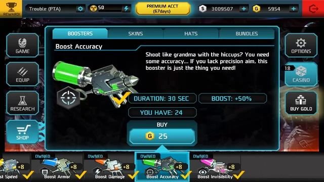 Shadowgun: Deadzone - My Equip, Weapons, Stats, Rank, Boosters, Skins, & Hats. смотреть онлайн