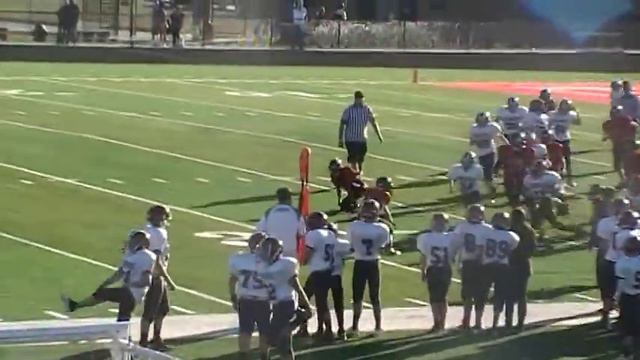 Kobe Jones 80 yd TD vs Emporia 7th grade смотреть онлайн