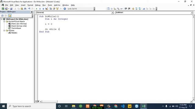 How to use DO WHILE LOOP in VBA EXCEL - 1 смотреть онлайн