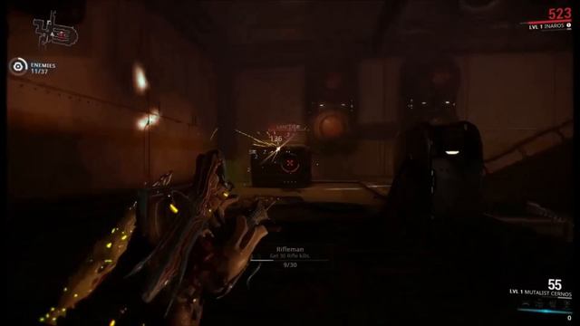 Warframe Unranked MUTALIST CERNOS+INAROS Test cosmetics+animations смотреть онлайн