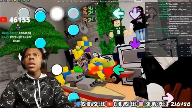 1V1ING @IShowSpeed IN ROBLOX FUNKY FRIDAY смотреть онлайн
