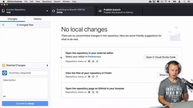 Git Stashing using GitHub Desktop | Advanced Git - 13 смотреть онлайн