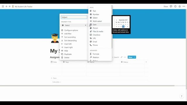 Super Simple Assignment Tracker with Notion (Notion for Absolute Beginners) смотреть онлайн