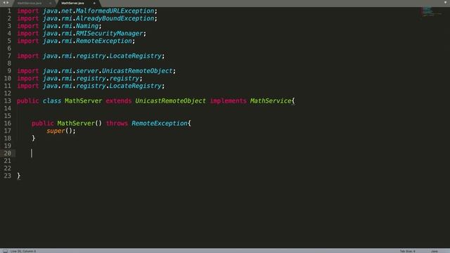 Remote Method Invocation in Sinhala Part 3 - Server Implementation смотреть онлайн