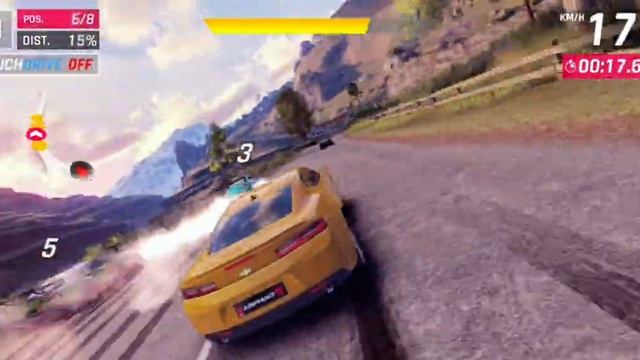 Damaged 4 cars with Chevrolet Camaro LT(Asphalt 9) смотреть онлайн