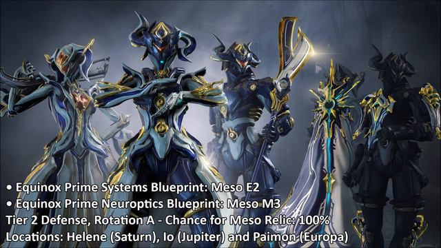 Warframe how to get Equinox Prime | Equinox Prime Relic Locations смотреть онлайн