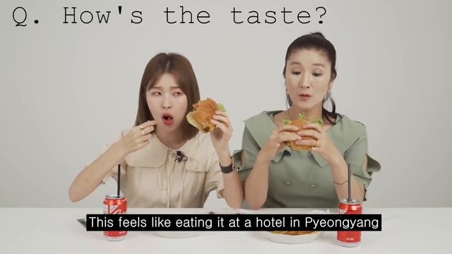 My North Korean Mom Tries American Burger for the First Time смотреть онлайн