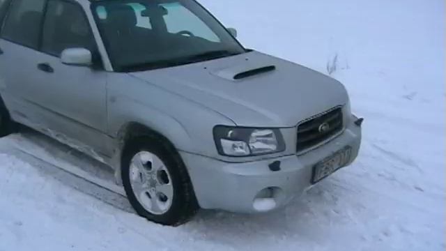 Subaru ABS testing. With ABS and without ABS смотреть онлайн