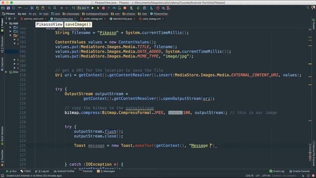 Android Developer's Portfolio - Build a Drawing App - Part 11 смотреть онлайн