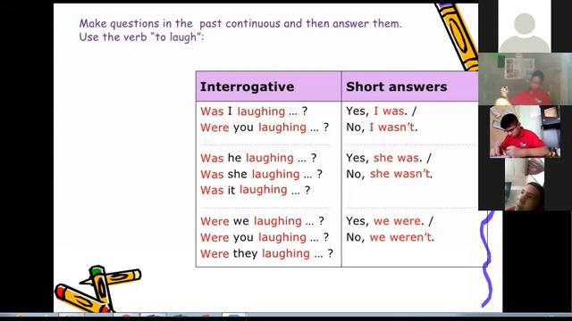 INGLES WHAT WERE YOU DOING PAST CONTINUOUS OCTAVO GRADO 4 DE MAYO смотреть онлайн