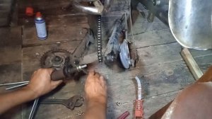 Ремонт мопеда "АЛЬФА" (замена  сайлентблоков)