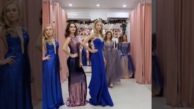 Синие длинные платья? в пол смотреть онлайн