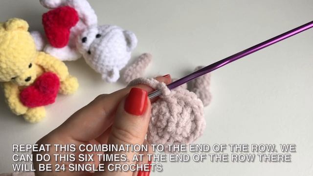 MAKE ME / Bear with Heart crochet / Full TUTORIAL and PATTERN / Part 1 / Simple Amigurumi Toy смотреть онлайн