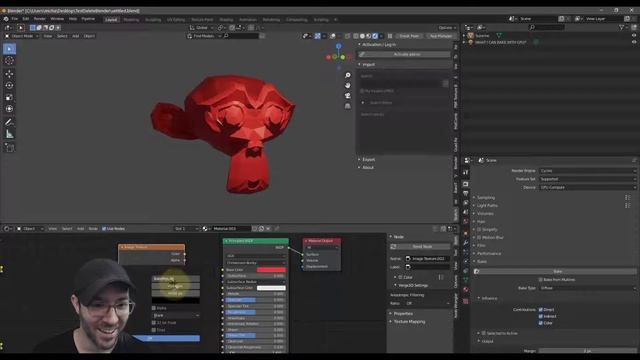 How to bake textures in Blender with your GPU! смотреть онлайн