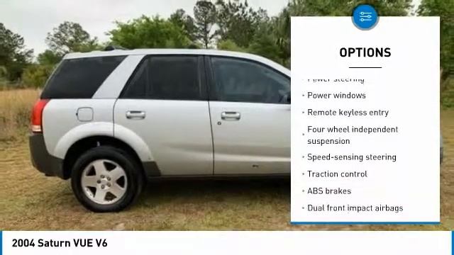 2004 Saturn VUE 2004 Saturn VUE V6 FOR SALE in Sanford, FL HY22538A смотреть онлайн